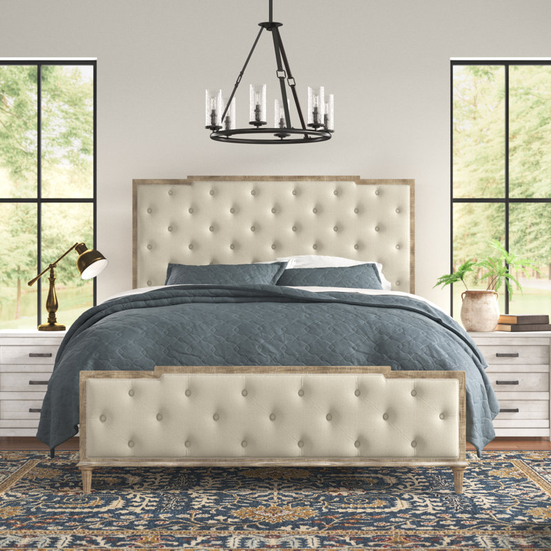 Three Posts™ Clintwood Upholstered Bed & Reviews Wayfair
